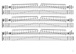 GuitarPro8 TAB: BAGED octaves C pentatonic major scale (3131313 sweep patterns) pdf